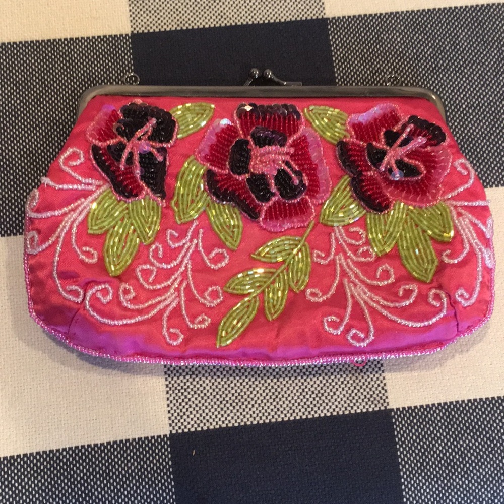 FELLINI Carlo Fellini Beaded Evening Bag Clutch - Picture 5 of 8